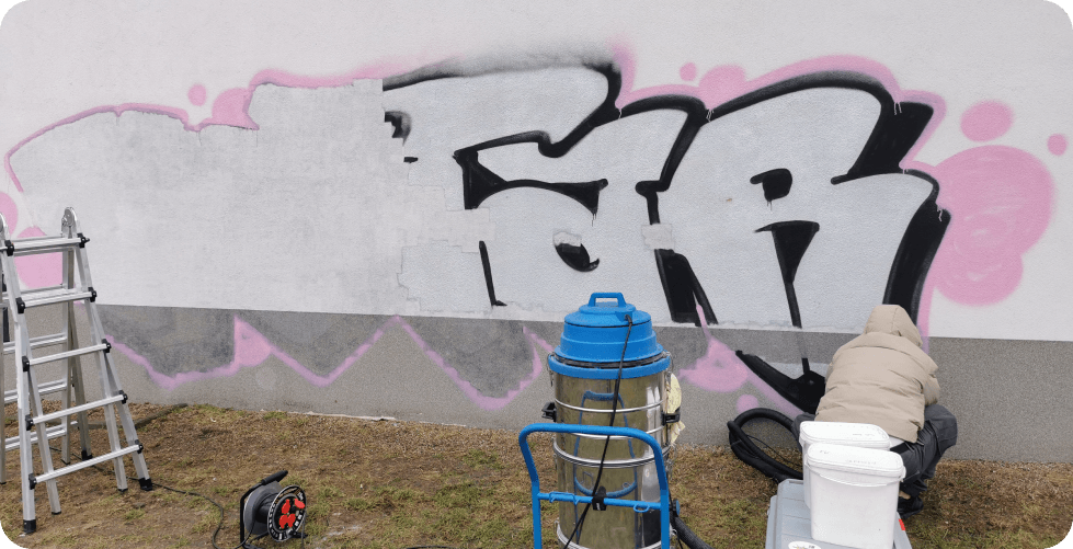 czyszczenie graffiti Warszawa