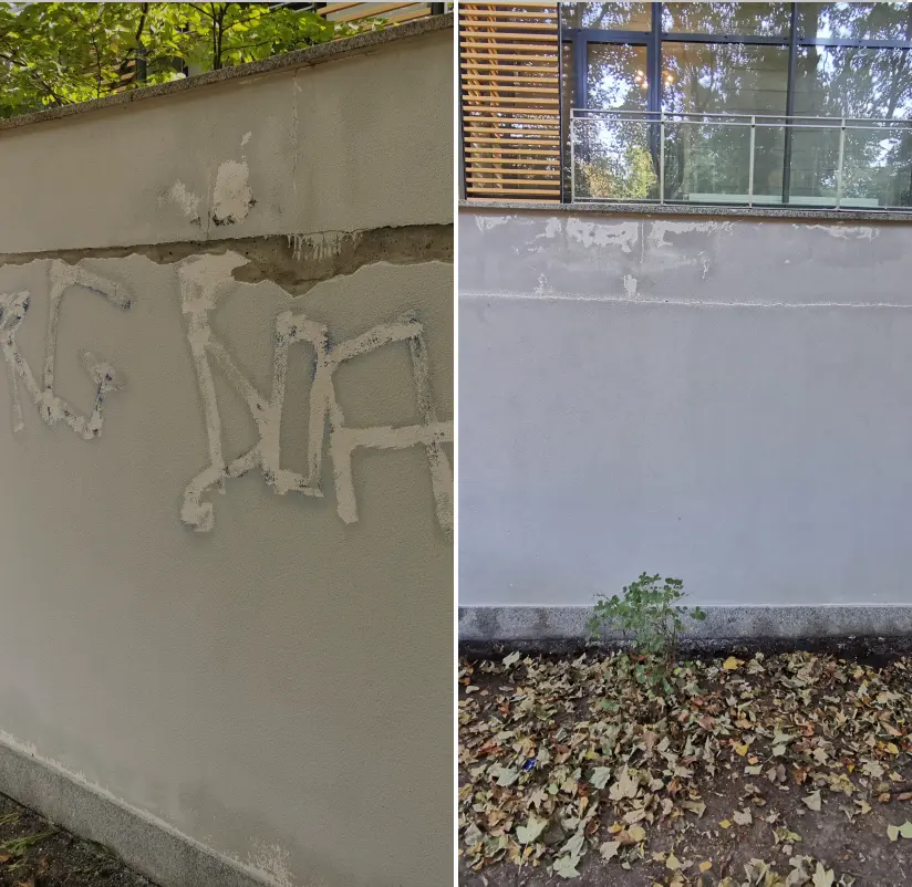 Szybkie usuwanie graffiti z elewacji